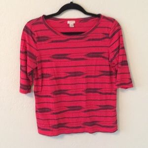 J. Crew patterned shirt